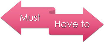 Modal verbs Must and Have to